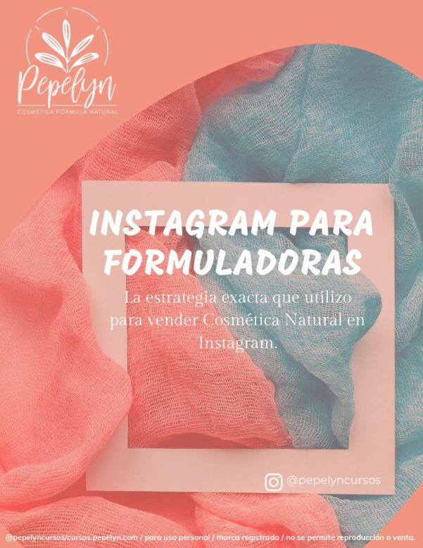Guía Instagram para Formuladoras